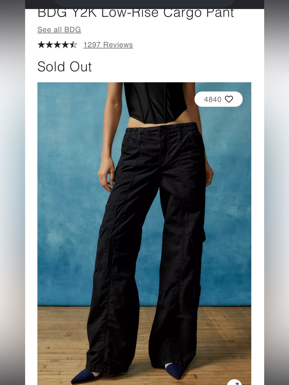BDG Low-Rise Cargo Pants